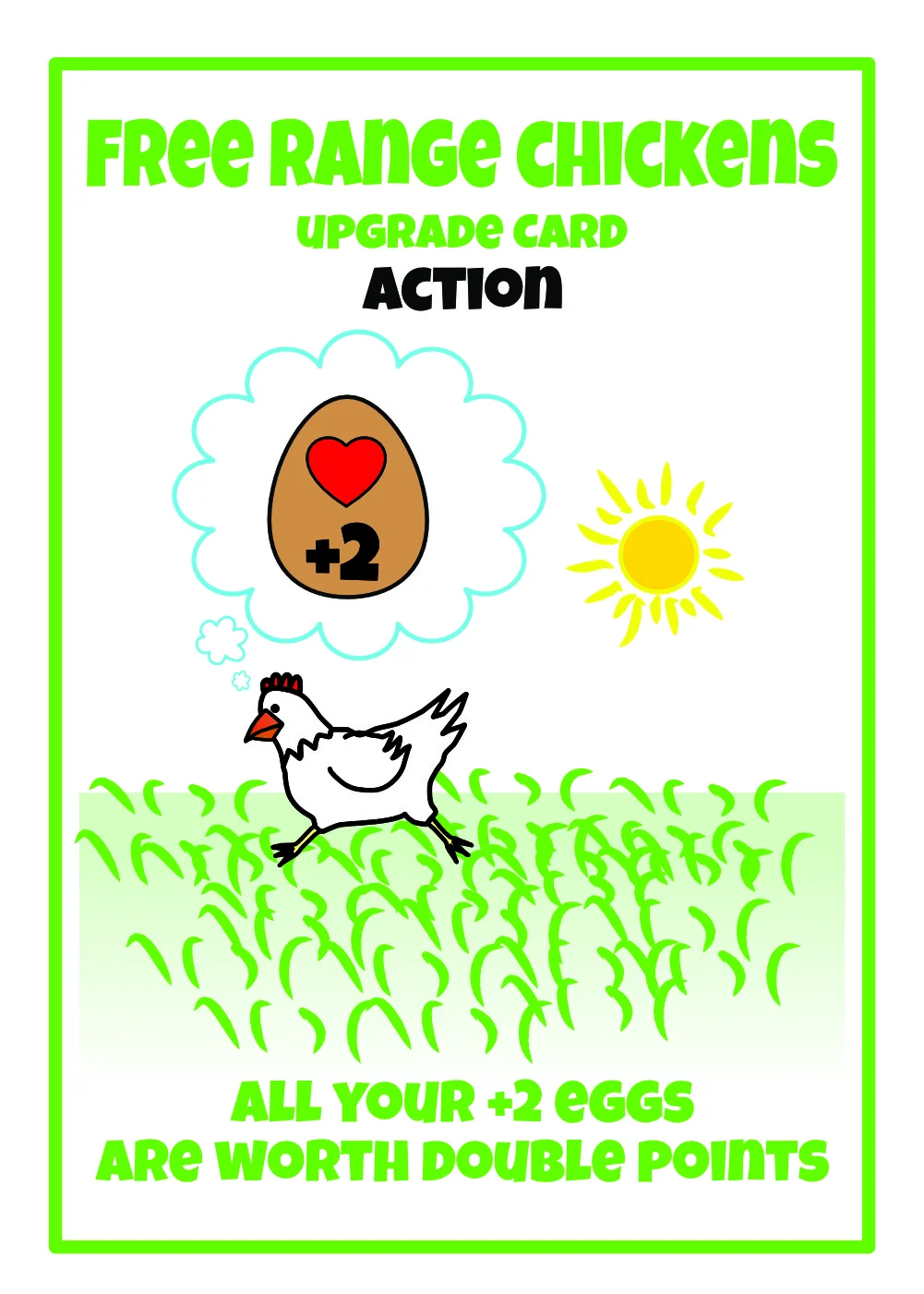 Free Range Chickens — Upgrade card
